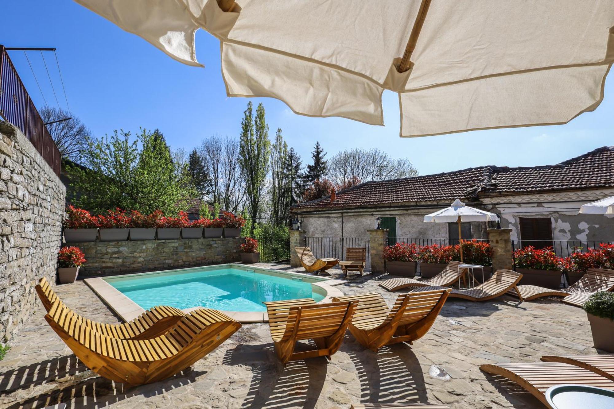 Albergo Del Bramante Roccaverano Luaran gambar